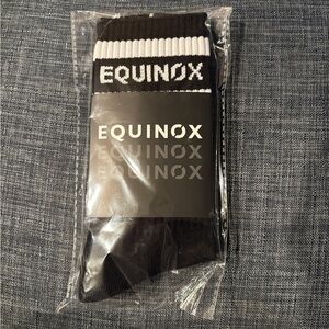 Equinox Black & White Athletic Tube Socks - 80% cotton